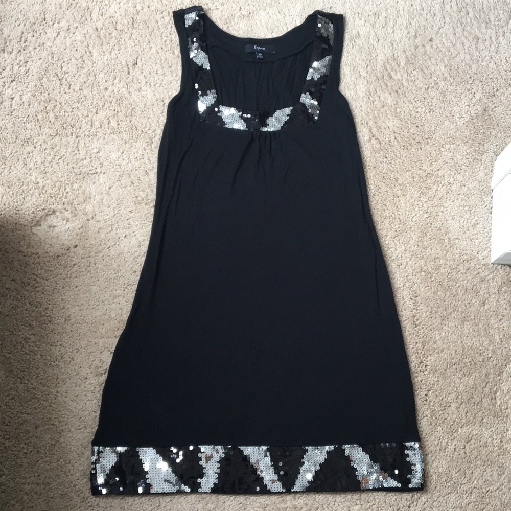Express dress with sequin detail-sz XS
